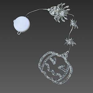 🎃*NWT* Hanging‎ Halloween LED Window Light (3 AAA batteries required)